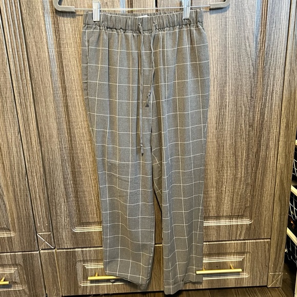 OAK+FORT Grid Pants - Picture 2 of 3